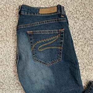 Lacoste Blue Distressed Denim Jeans